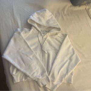 Cropped hoodie and short set